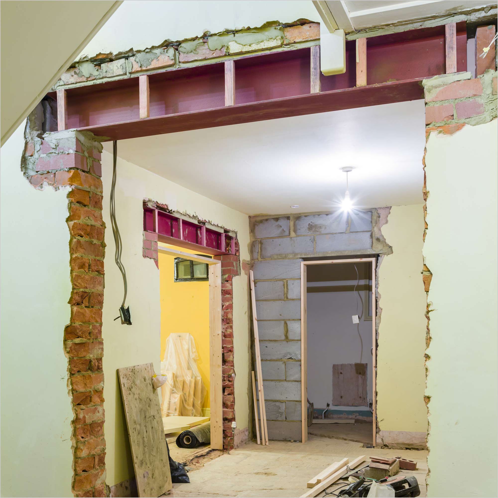 Load Bearing Wall Steel Work